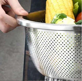 Colander Mesh Bowl Drainer Vegetable Sieve