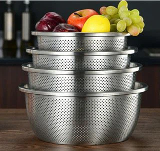 thick basket strainer colander 