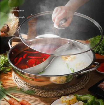 Thick Stainless Steel Non-stick Spicy Hot Pot